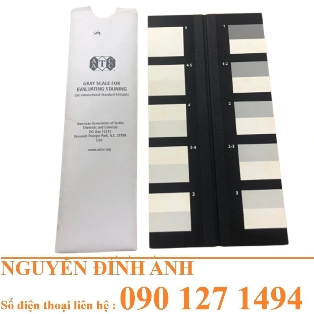 Thước Xám A03 – Công Cụ Đánh Giá Độ Bền Màu Nhanh Chóng Theo Tiêu Chuẩn AATCC & ISO