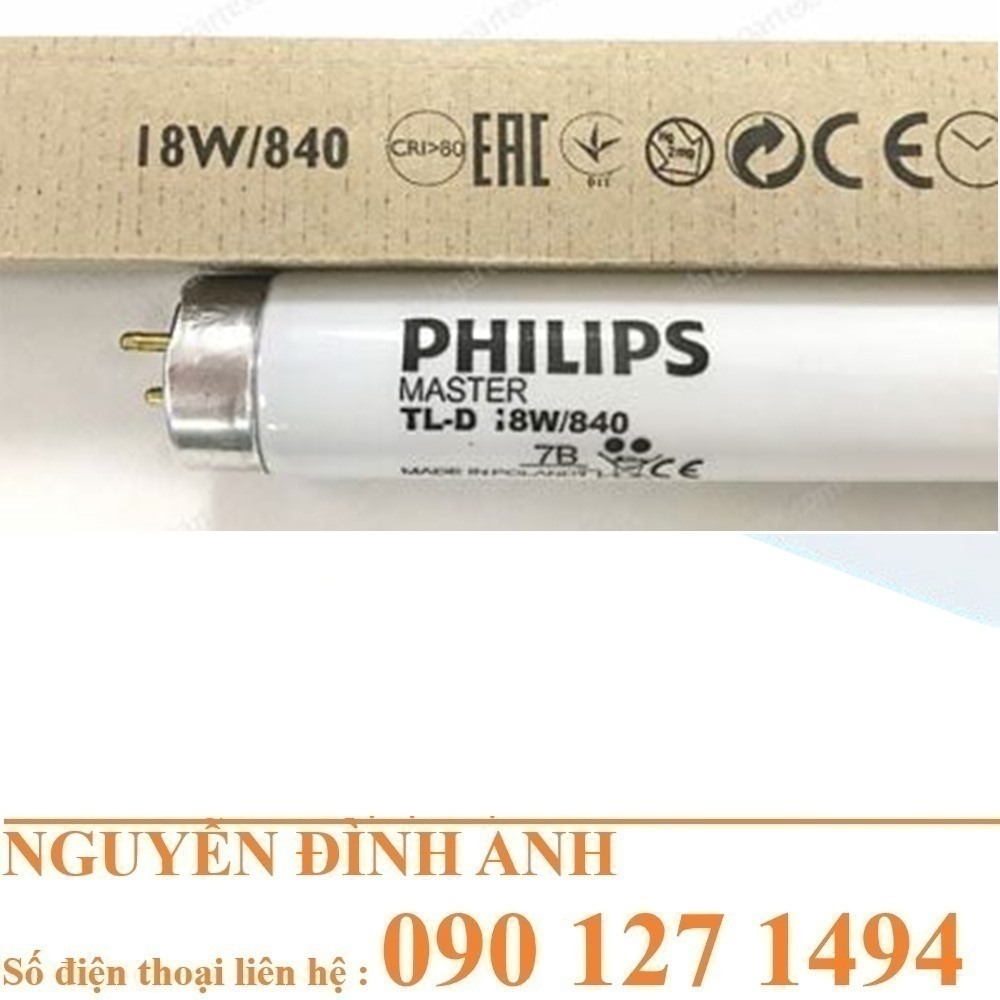 Tl84 Bóng đèn TL84 Philips TL-D 18W/840 – Nguồn sáng chuẩn cho tủ so màu ...