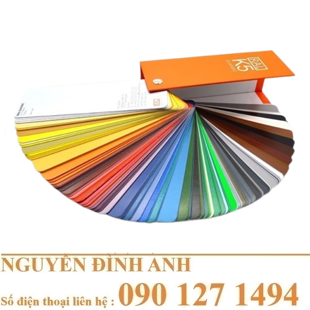 Quạt màu RAL K5 – Quạt màu cung cấp màu chuẩn cho ngành sơn Việt Nam
