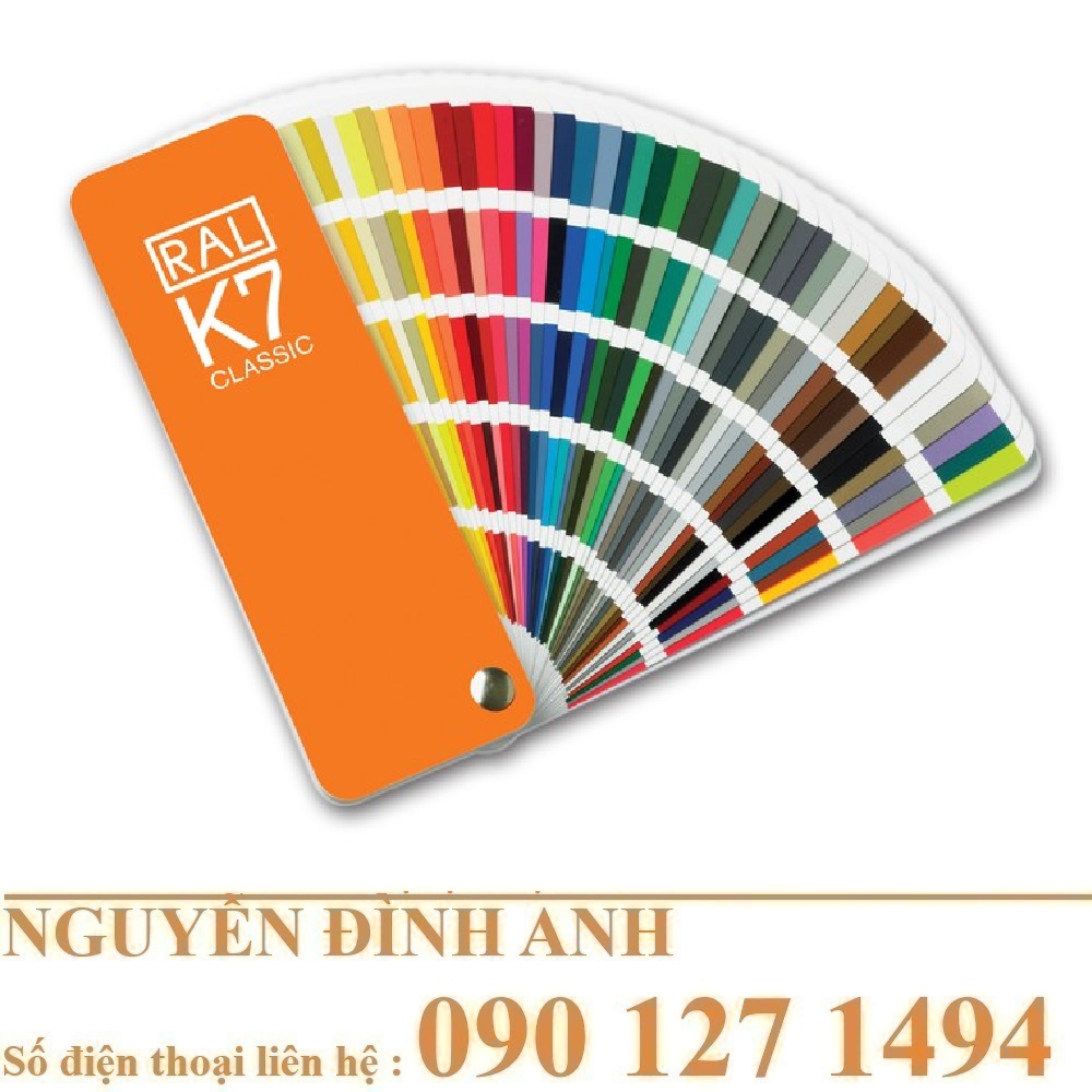 Quạt Màu Cung Cấp Màu Chuẩn: Hướng Dẫn Sử Dụng RAL K7 Trong Ngành Sơn